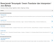 Tablet Screenshot of penerjemahtersumpahcitralinguist.com